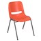 Emma and Oliver Ergonomic Shell Student Stack Chair - Classroom Chair / Office Guest Chair